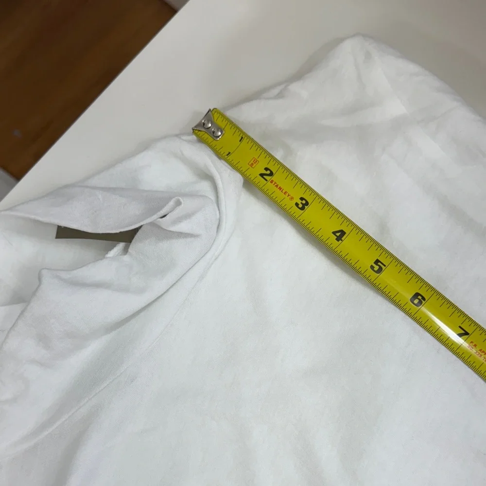 NWT J. Crew Women’s Plus Size 3X White Long Sleeve Tissue Turtleneck - Picture 8 of 11